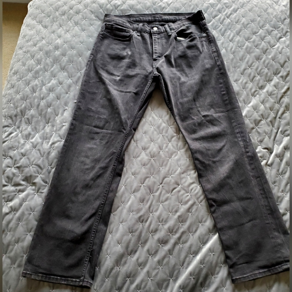 Levi 559 black jeans 34 x 34
